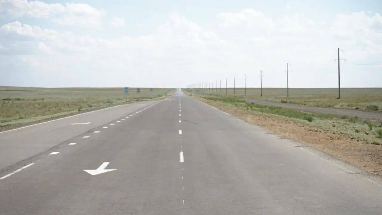 Image for Участок дороги до озера Балхаш открыт после реконструкции